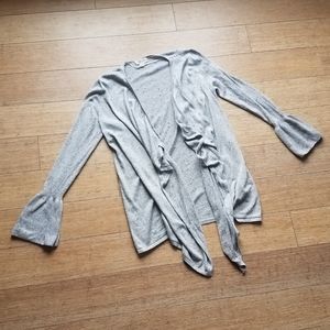 Style and Co Open Cardigan Grey size xs